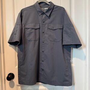 5.11 Tactical Short Sleeve Button Shirt - Charcoal